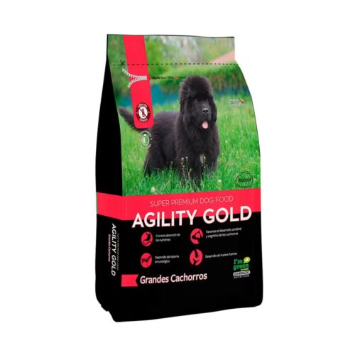 agility-gold-grandes-cachorros-3kg-frontal Agility Gold Grandes Cachorros para Perros de Razas Grandes