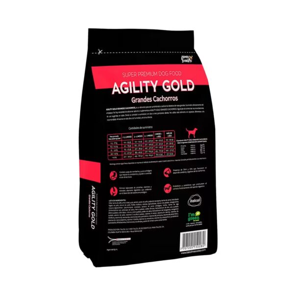 agility-gold-grandes-cachorros-3kg-posterior Agility Gold Grandes Cachorros para Perros de Razas Grandes