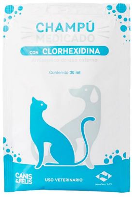 SOBRE SHAMPOO MEDICADO CON CLORHEXIDINA 30 ML